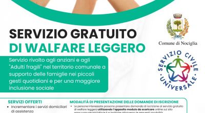 SERVIZIO GRATUITO DI WELFARE LEGGERO