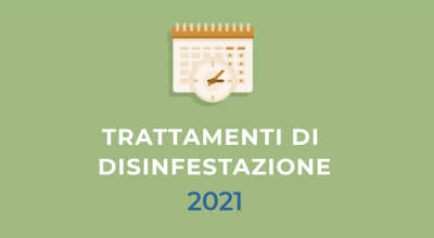 Calendario interventi di disinfestazione nel territorio di Nociglia 2021