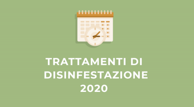 Calendario interventi di disinfestazione nel territorio di Nociglia 