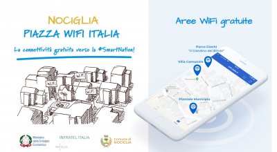 Piazza Wifi Italia: aree wifi gratuite a Nociglia