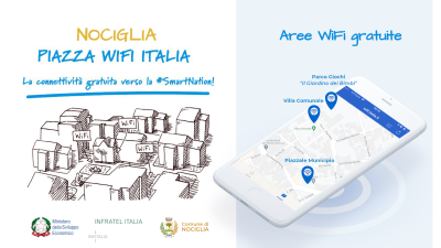 Piazza Wifi Italia: aree wifi gratuite a Nociglia