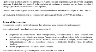 Avviso Pubblico per progetti per l’autonomia dei disabili