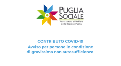 Avviso straordinario per persone in condizione di gravissima non autosufficie...