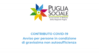 Avviso straordinario per persone in condizione di gravissima non autosufficie...