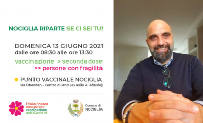 Domenica 13 giugno: vaccinazione persone con elevata fragilità - secon...