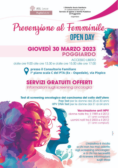 Prevenzione al Femminile - Open day