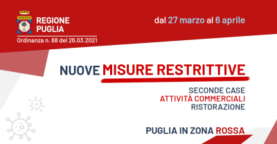 Nuove misure restrittive fino al 6 aprile