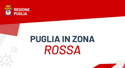 Puglia in zona rossa da lunedì 15 marzo