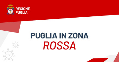 Puglia in zona rossa da lunedì 15 marzo